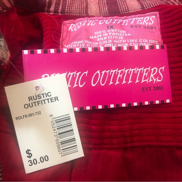 Rustic Outfitters Corduroy Zipper-Down Blouse - Picture 9 of 10